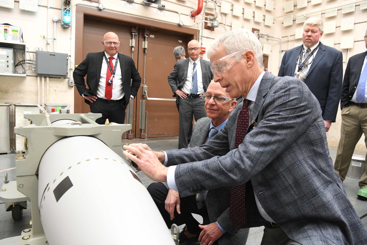 NNSANews's tweet photo. NNSA has completed the First Production Unit of the B61-13 nuclear gravity bomb @PantexPlant. This is a major accomplishment for stockpile modernization. Thanks to the entire NNSA team who worked to achieve this milestone nearly a year ahead of schedule.
https://t.co/XNlOZsS1JU https://t.co/Y4ETedebz6