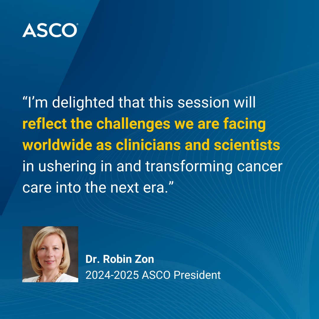 ASCO (@asco) on Twitter photo At #ASCO25, the Joint Session between ASCO and <a href="/myESMO/">ESMO - Eur. Oncology</a> will discuss emerging trends & the implications of integrating biomarker testing into clinical care. #ASCODailyNews has more on this with: <a href="/ASCOPres/">Robin Zon, MD, FACP, FASCO</a> <a href="/BenWestphalen/">Ben Westphalen</a> <a href="/FAndreMD/">FabriceAndre</a> <a href="/DrBonillaOnc/">Arturo LoAIza-Bonilla, MD MSEd</a> <a href="/jrgralow/">Julie Gralow</a>: brnw.ch/21wSLDe At #ASCO25, the Joint Session between ASCO and <a href="/myESMO/">ESMO - Eur. Oncology</a> will discuss emerging trends & the implications of integrating biomarker testing into clinical care. #ASCODailyNews has more on this with: <a href="/ASCOPres/">Robin Zon, MD, FACP, FASCO</a> <a href="/BenWestphalen/">Ben Westphalen</a> <a href="/FAndreMD/">FabriceAndre</a> <a href="/DrBonillaOnc/">Arturo LoAIza-Bonilla, MD MSEd</a> <a href="/jrgralow/">Julie Gralow</a>: brnw.ch/21wSLDe