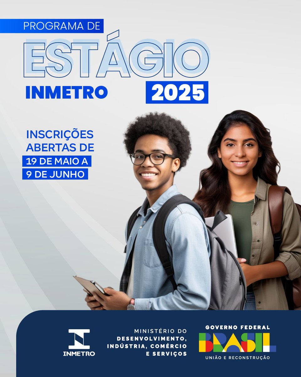 Estagie no Inmetro e comece a sua carreira com pé direito! Saiba mais: gov.br/inmetro/pt-br/… <a href="/cieerio/">CIEE Rio</a>