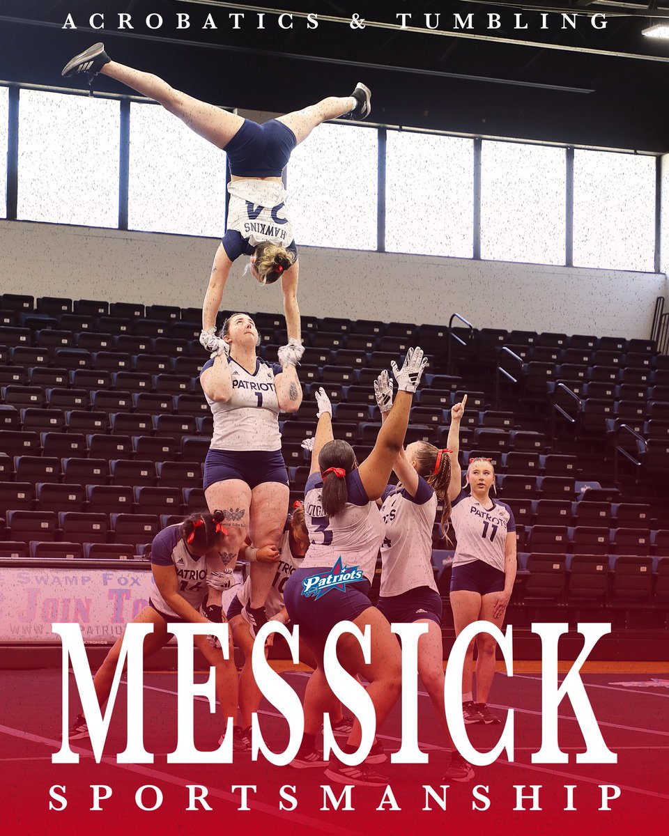 FMU Sports (@fmusports) on Twitter photo A big congratulations to <a href="/fmuacrotumb/">FMU Acrobatics & Tumbling</a> on being named a 2025 Spring Team Messick Sportsmanship Award winner!
#SwampEm #GoPatsGo A big congratulations to <a href="/fmuacrotumb/">FMU Acrobatics & Tumbling</a> on being named a 2025 Spring Team Messick Sportsmanship Award winner!
#SwampEm #GoPatsGo