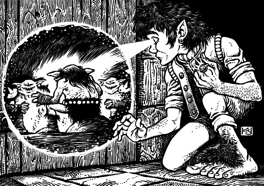 Kennon9's tweet image. Ring of X-Ray Vision - for @necroticgnome ‘s Old School Essentials.
#art #gameart #ttrpg #dungeonsanddragons #rpg #oldschoolessentials #oldschooldnd #dnd #magicitems #wizards #monsters #halfling #hobbit