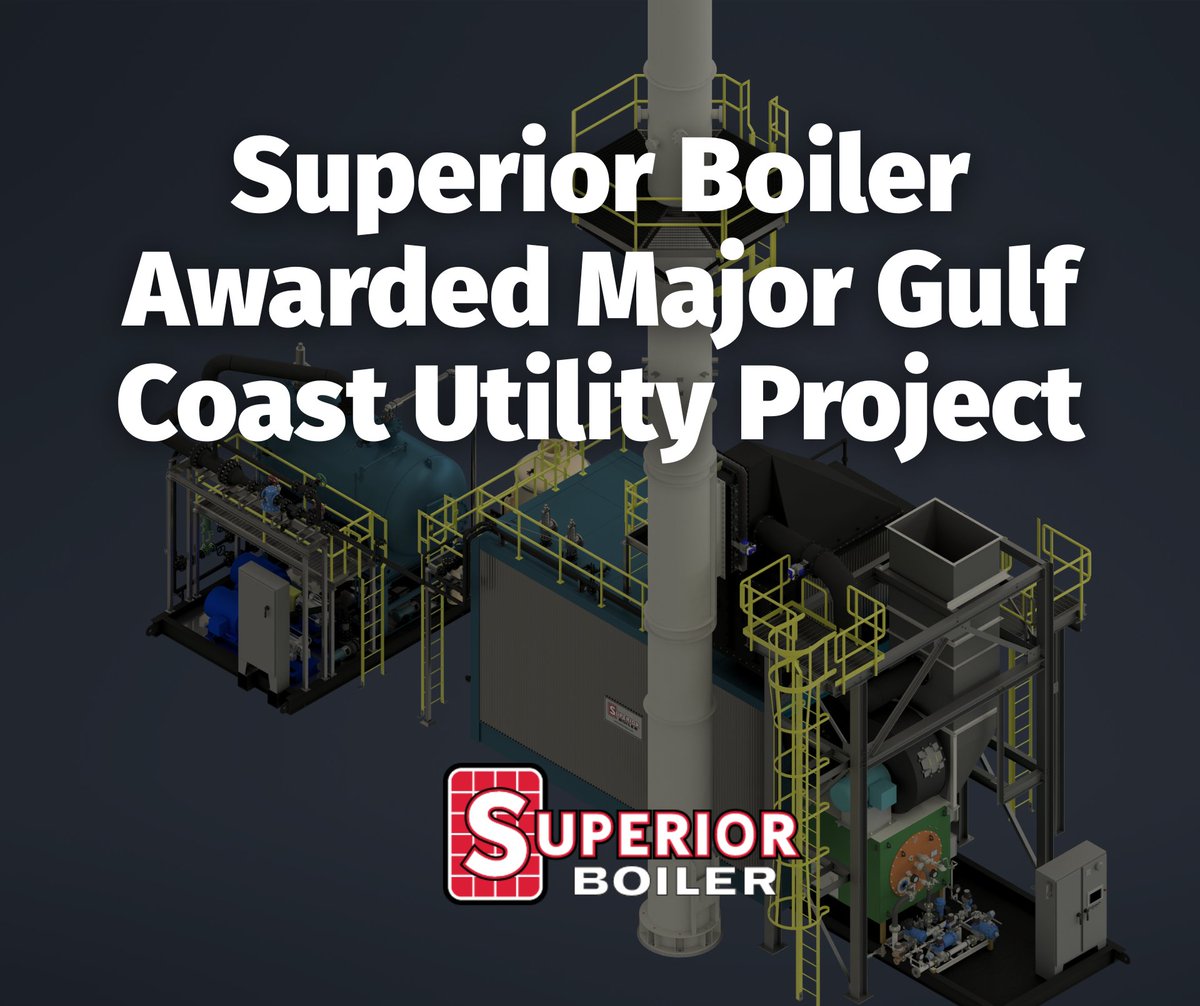 SuperiorBoiler's tweet image. 🚨 Superior Boiler has been selected to supply equipment for a major Gulf Coast utility project!Proud to deliver high-performance, custom solutions backed by our expert team. 
💪🔗 superiorboiler.com/superior-boile… #UtilityProject #MadeInKansas #BoilerSolutions #SuperiorProblemSolvers