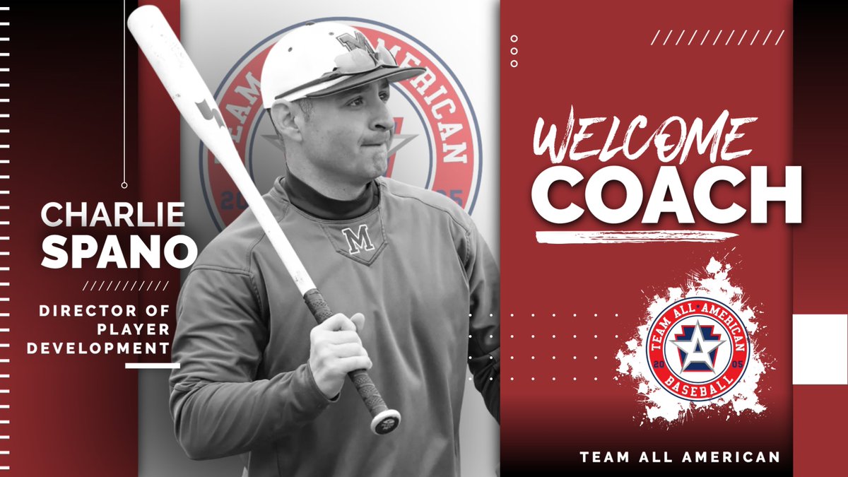 Go_Team_AA's tweet image. Trafford, PA (May 19, 2025) – All American Baseball is proud to announce the hiring of Charlie Spano as its new Director of Player Development. Spano brings over two decades of elite coaching experience, a proven track record of player advancement, and a passion for developing…