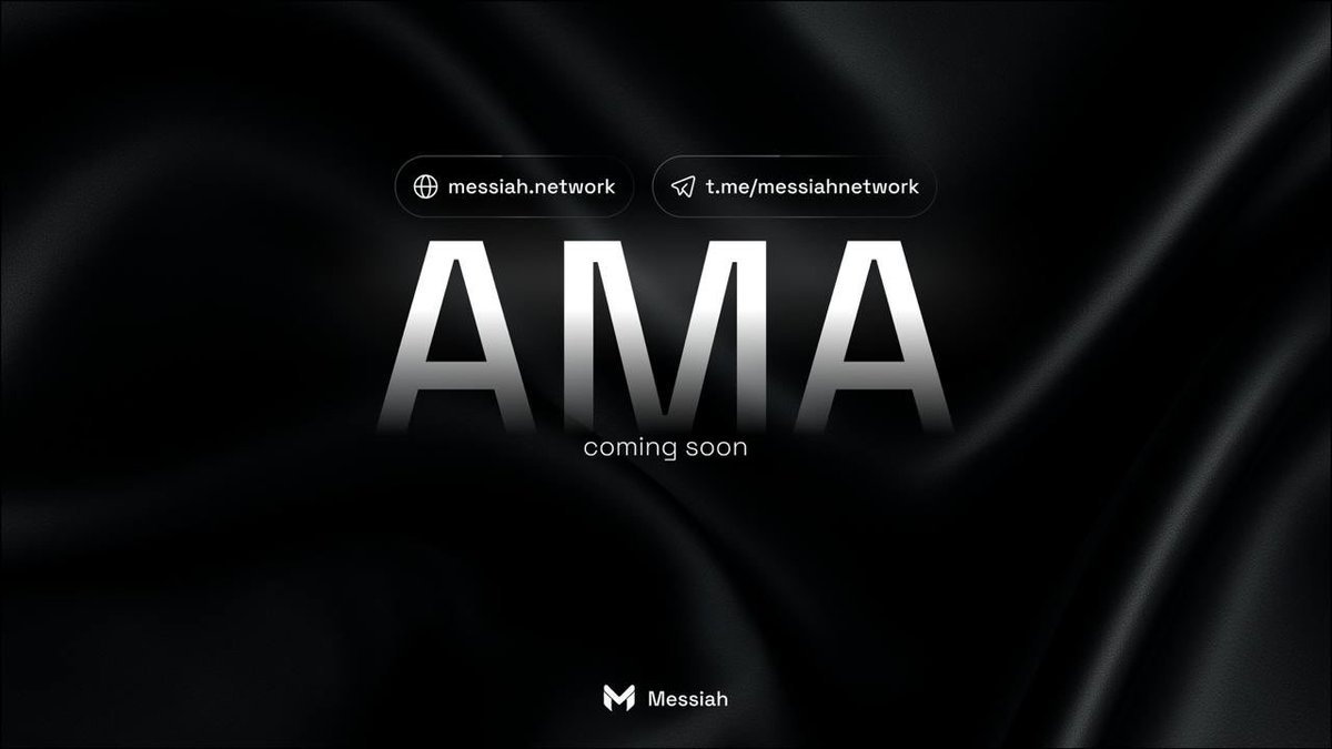 Huge Week Ahead! 

We’re soon to announce the date of our AMA where we’ll finally unveil what we’ve been building at Messiah, and reveal our redemption plan for everyone impacted by the <a href="/OpSecCloud/">OpSec</a> collapse caused by its founders, the very event that sparked this entire movement.