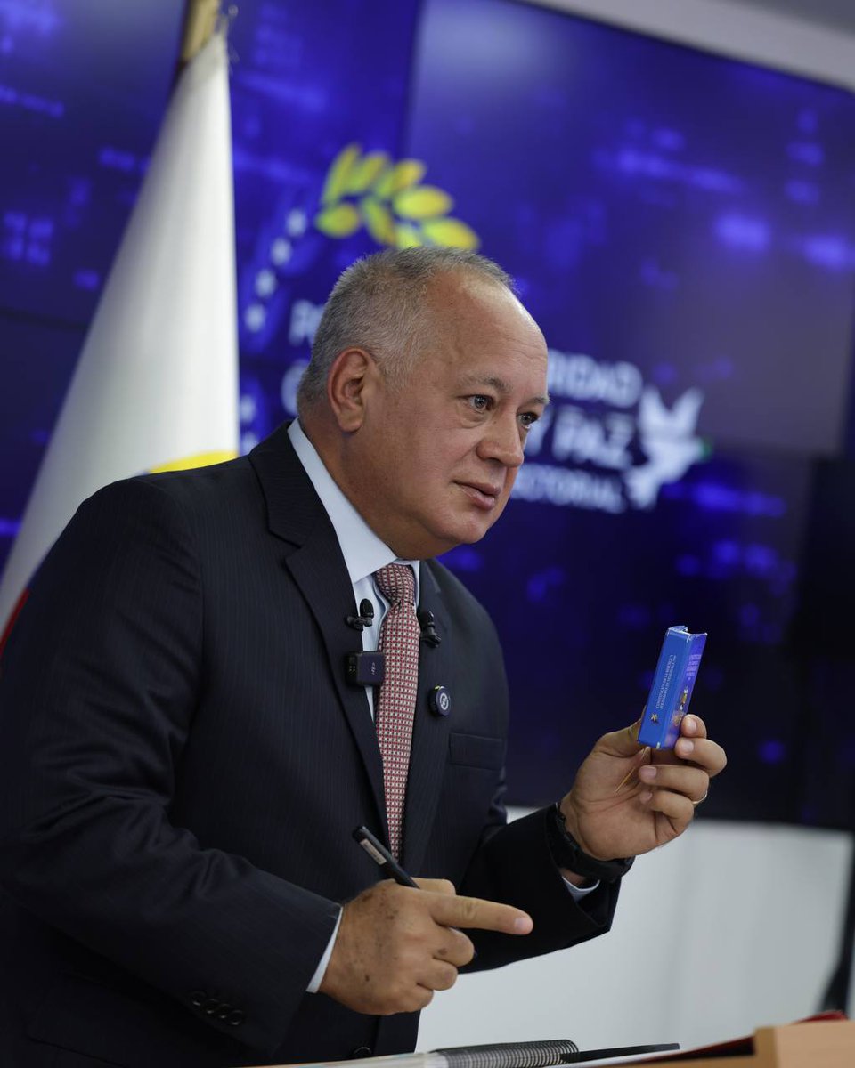 ¡Se les cayó el teatro! Diosdado Cabello desenmascara plan terrorista para sabotear el 25M

Este lunes 19 de mayo, el capitán Diosdado Cabello, vicepresidente sectorial de Política, Seguridad Ciudadana y Paz, ofreció una rueda de prensa. A continuación te contamos todo lo que