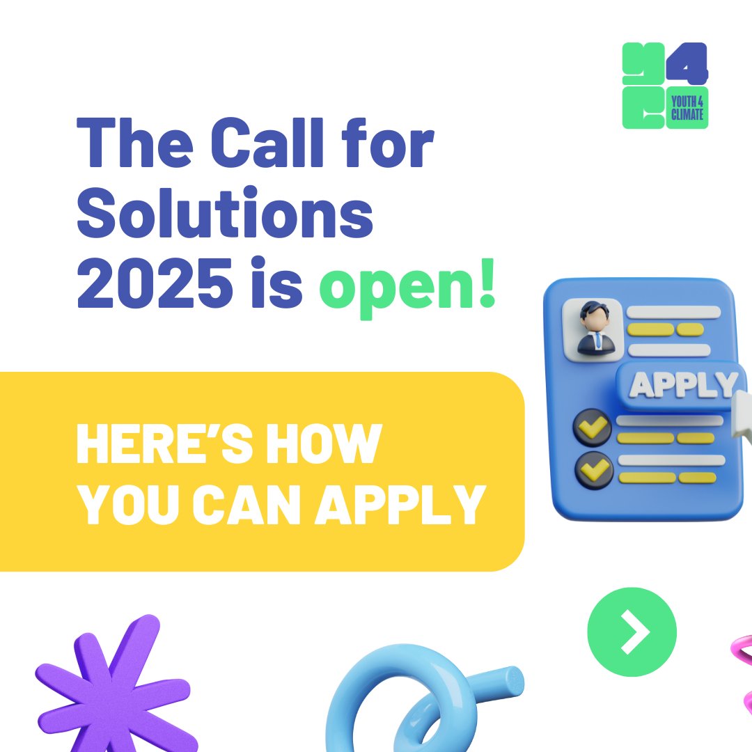 UNDP_Botswana's tweet image. HOW TO APPLY!
📅 Apply by 26 May: shorturl.at/j6NVh #Youth4Climate #Call4Solutions