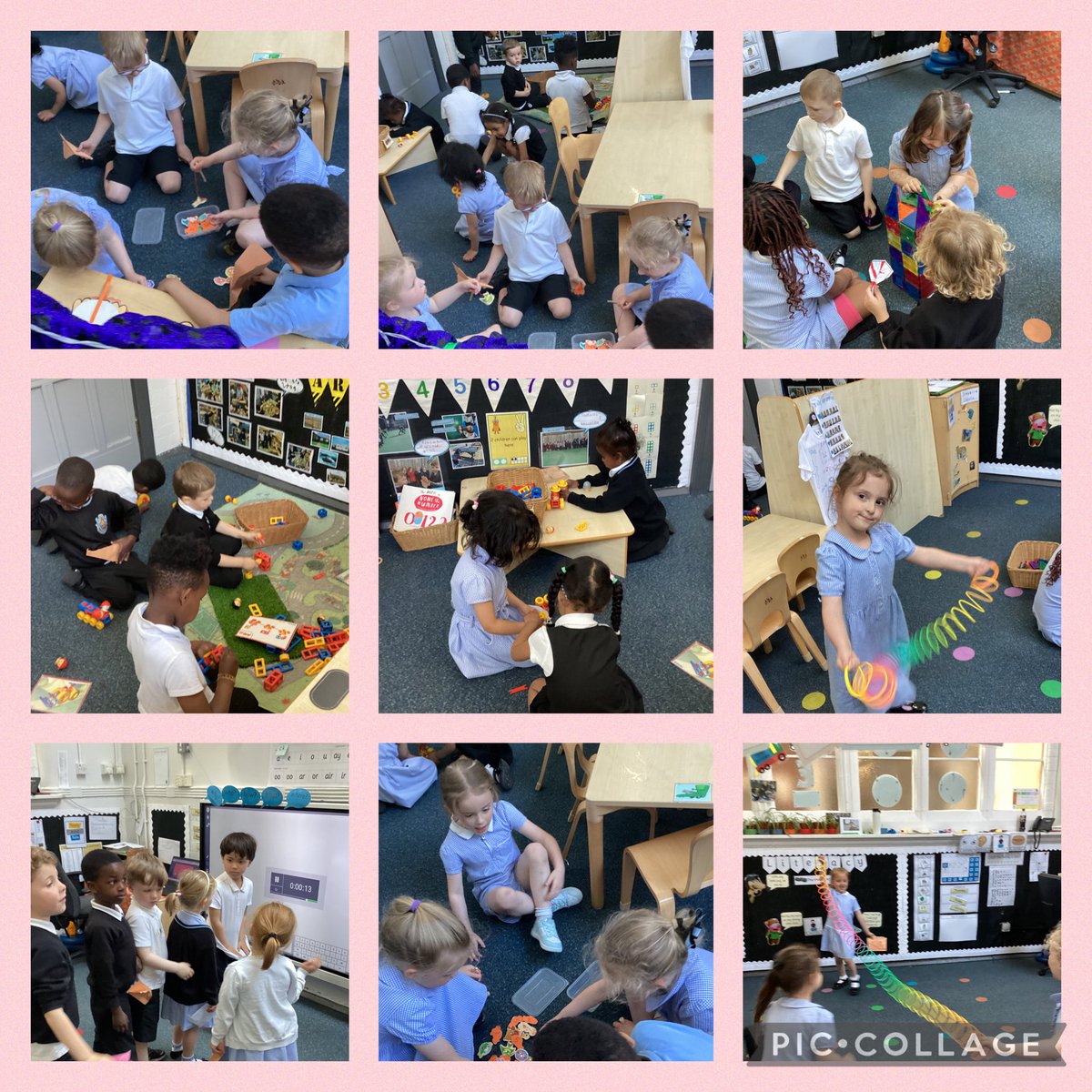 We have been learning how to take turns in Reception. It really helps us to enjoy co-operative play. 😀