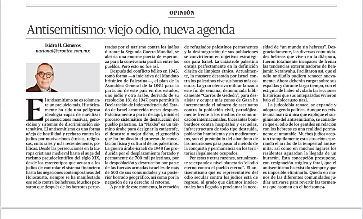 Isidro H. Cisneros tweet media