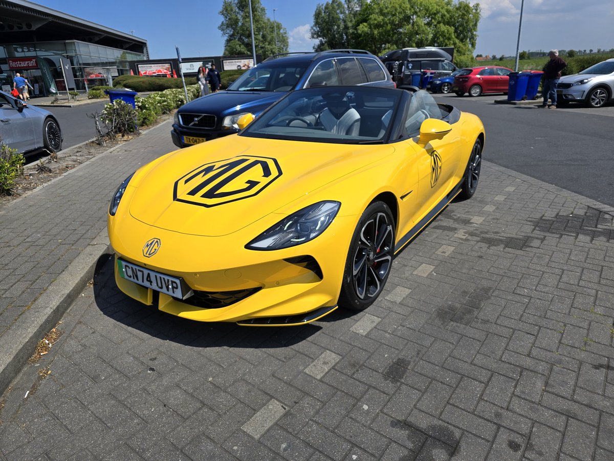 Kevin Booker (@kevinb3510) on Twitter photo Arrived in Belgium going to the start of the <a href="/GreenFleetNews/">GREENFLEET</a> Ev Rally Europa, no need for the car to stop to charge but I do. <a href="/MGmotor/">MG Motor UK</a> Cyberster from <a href="/NathanielCars/">Nathaniel Cars</a> is going well. It certainly attracts attention, whenever you stop. Arrived in Belgium going to the start of the <a href="/GreenFleetNews/">GREENFLEET</a> Ev Rally Europa, no need for the car to stop to charge but I do. <a href="/MGmotor/">MG Motor UK</a> Cyberster from <a href="/NathanielCars/">Nathaniel Cars</a> is going well. It certainly attracts attention, whenever you stop.