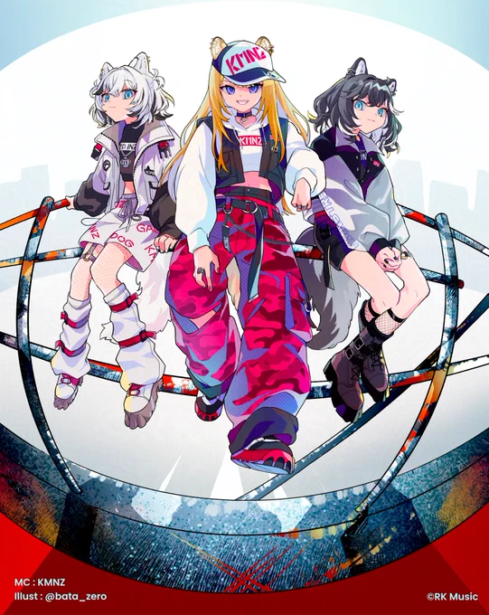 WORKKMNZ Coverウェカピポ - SOUL'd OUT -名曲×最強3犬×天才MIX&amp;MVイラスト担当しました!かわいさにイカツい緊張感をプラス!ついにキタ!ほんと待ってました…最高潮の期待をしっかり超えていくKMNZといつメンで最高に仕上げてくださった激シブすぎるMV絶対観てください 