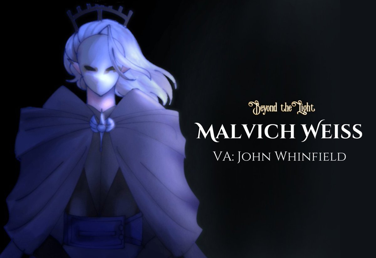 BeyondtheL1ght's tweet image. Introducing one of our upcoming characters that was once featured in the webcomic, Malvich Weiss! 🎭
The advisor himself will be voiced by the talented @JakVox !
#beyondthelight #indieanimation