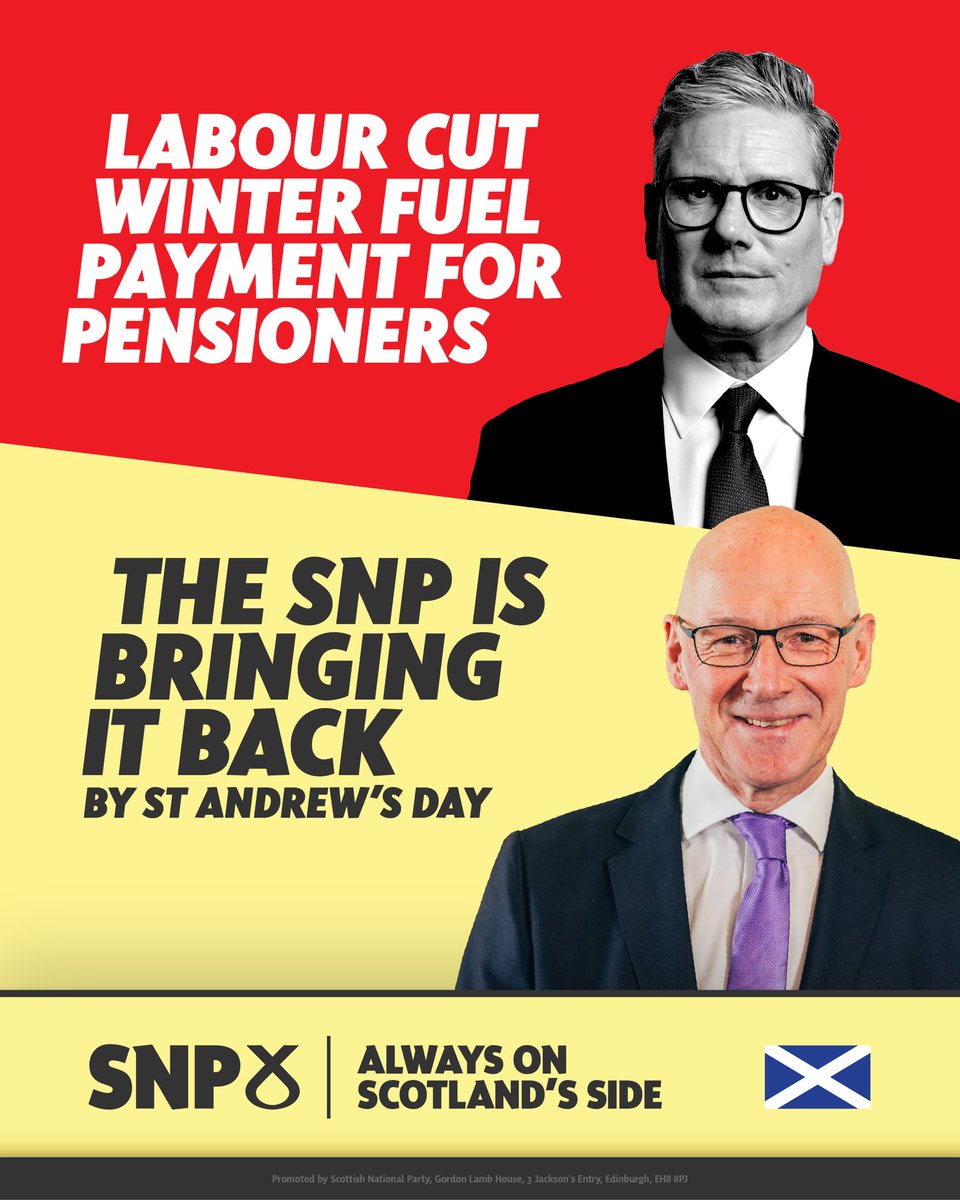 Whilst Labour lets you down, the SNP is delivering for you.