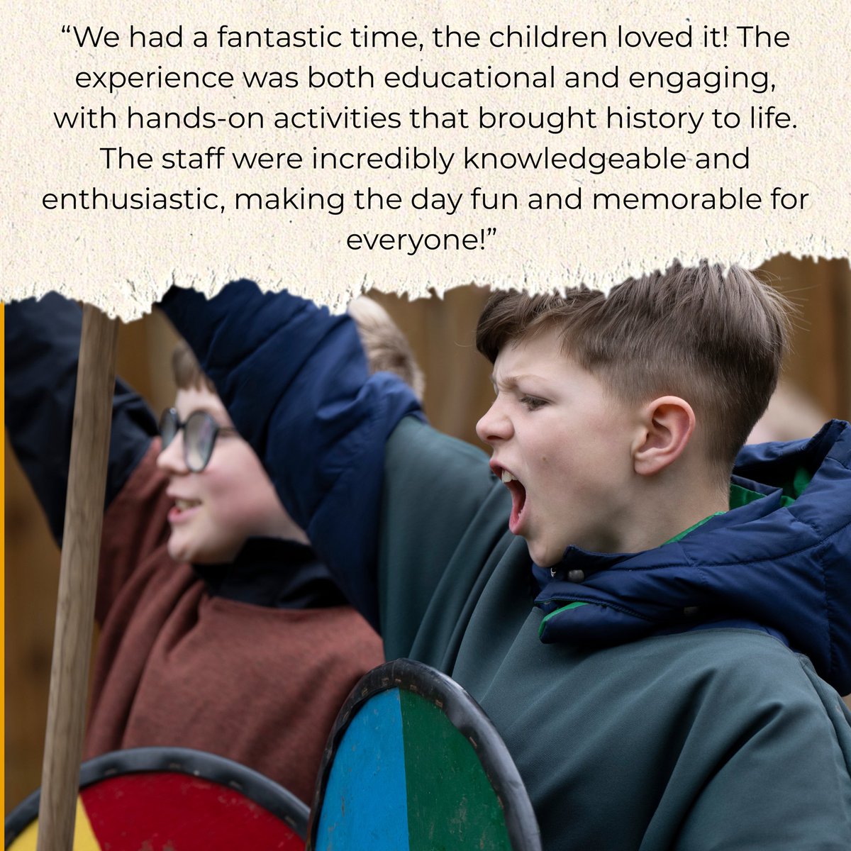 ANGLO-SAXON EDUCATION DAY ⚔️

“Everything you need for a smooth, enjoyable school trip!”

murtonpark.co.uk/schools/anglo-…

#murtonpark #education #saxon #livinghistory #ks2 #topic #schooltrip
