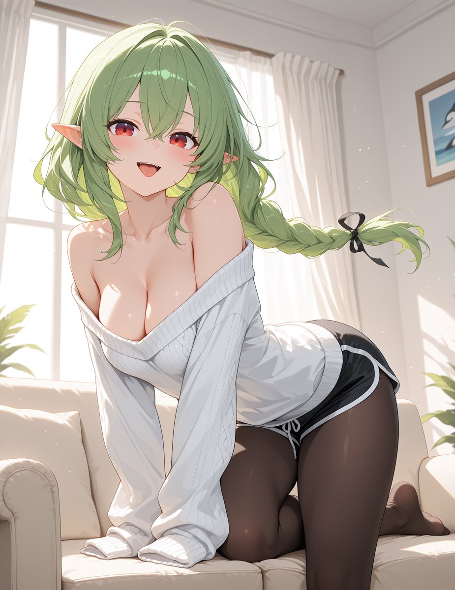 _ice_maker's tweet image. Ella Kaster:”Happy monday, these days the weather has been a bit unstable so I put on this sweater too, if you are free you can stay with me manager-san and give me a hand to look for an object that I lost, you will help me right~”

#aiart #aiartists #aiartcommunity
#AIイラスト