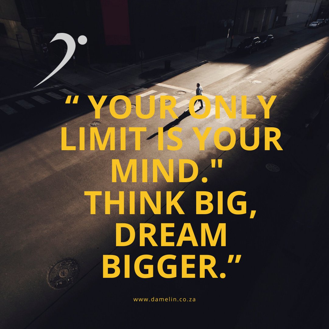 DamelinSA's tweet photo. Dream big, think bigger, and break through the barriers you set for yourself. 

The possibilities are endless! 🚀 
#MindsetMatters #DreamBig https://t.co/yNTyGg59Jk