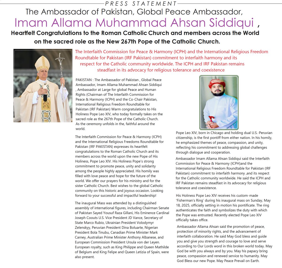 Interfaith World tweet media