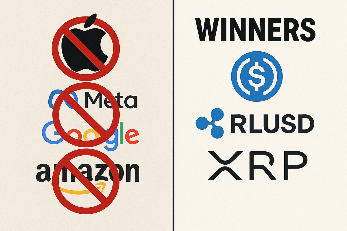 XRPJ4b1's tweet image. 🚨 TODAY could define the future of #Stablecoins in the U.S.

A key bill is up for vote in the Senate 🇺🇸
If it passes, the winners are:
✅ $USDC
✅ $RLUSD (Ripple)
✅ $XRP
If it fails… the entire crypto market could be shaken.
Here’s why this matters 👇
#Crypto #Ripple #XRP…