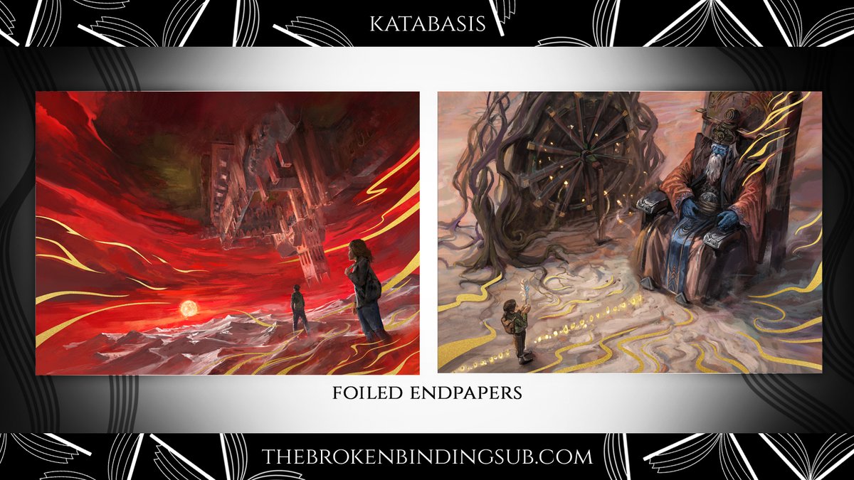 binding_broken's tweet image. We are absolutely thrilled to reveal that we will be producing a special edition of Katabasis by @kuangrf in association with @HarperVoyagerUK 🔥

Huge thank you @kuangrf for all her input and feedback during the creation process! 💚