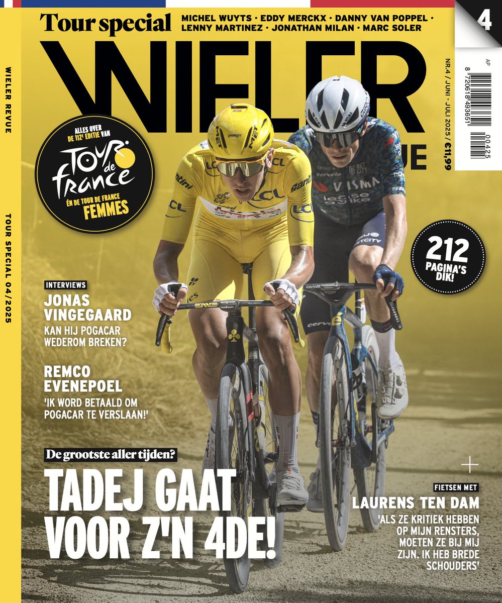 De Giro is nog bezig, maar ook de Tour komt er ook snel aan! 💛🇫🇷 Als je onze Tour Special nu bestelt, hoef je geen verzendkosten te betalen (actie geldt tot en met 26 mei). Dus pre-order hem nu via de link hieronder 🤩👇

trib.al/CEUdBds
