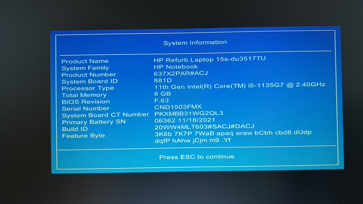 BailmareNikita's tweet photo. I've received a refurbished laptop instead of a new one from @Flipkart , product number on the laptop doesn't match the one mentioned on the website. Can you please look into this and help me resolve the issue? @flipkartsupport 
#CustomerService #LaptopIssue https://t.co/IH6OJSCT7K