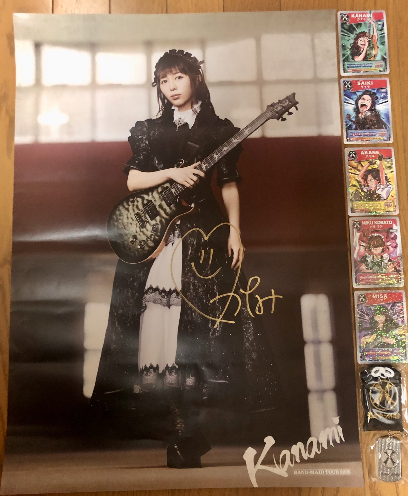 BAND-MAID ツアー限定ポスター　AKANE バンドメイド BAND-MAID ツアー限定ポスター AKANE バンドメイド Band-maid
