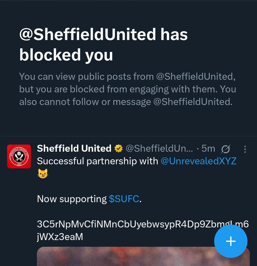 Calvin McDonald (@calvinmcnuggets) on Twitter photo <a href="/SUFCServices/">Sheffield United Fan Services</a> The hackers have blocked me. I would really appreciate it if you could ask Admin, once they have access to the account, to unblock me. <a href="/SUFCServices/">Sheffield United Fan Services</a> The hackers have blocked me. I would really appreciate it if you could ask Admin, once they have access to the account, to unblock me.