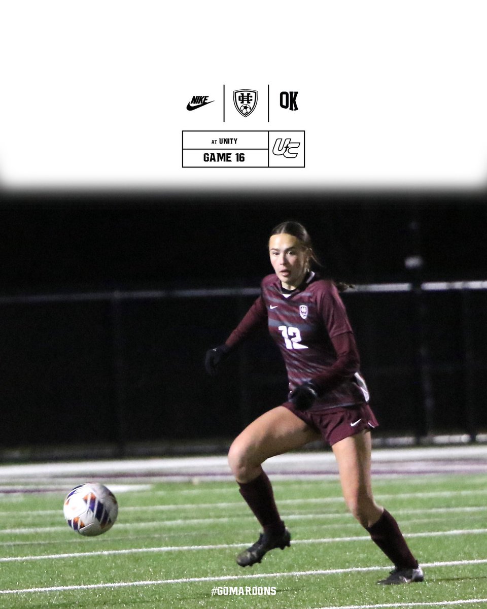 Game 1️⃣6️⃣
⚽️ At Unity
🕗 6:45pm
#GoMaroons