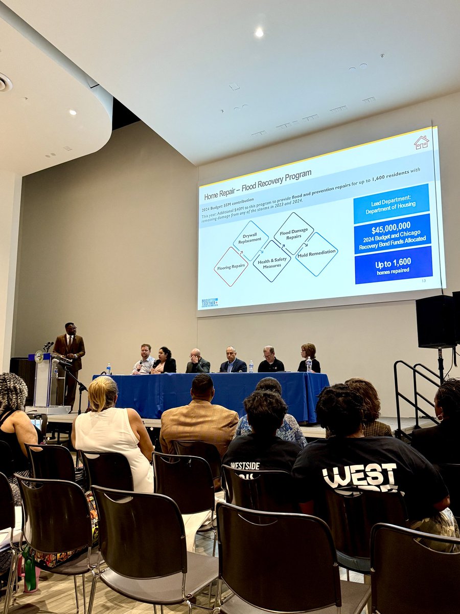 ChicagoBudget's tweet photo. Chicago residents attended our CDBG-DR Public Hearings last week, learned more about the recovery plans and shared feedback on the City’s CDBG-DR Draft Action Plan. Explore the plan + share your feedback: https://t.co/zBYSUY8N5T
#CDBGDR #ChicagoRecovery #PublicEngagement #Chicago https://t.co/aectwMvUoT