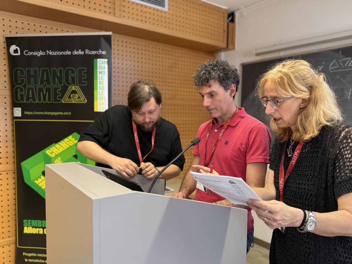 Progetti@CNR CHANGEGAME & Linguaggio della Ricerca (@cnr_changegame) on Twitter photo A Trento il <a href="/CNRsocial_/">CNR Consiglio Nazionale delle Ricerche</a> si ritrova con il progetto #chagegame: si fa il punto e si prendono decisioni per valorizzare e disseminare il lavoro realizzato da il Linguaggio della Ricerca #LdR, rete Cnr, sui temi del sapere da trasferire alle scuole
#bestpractice A Trento il <a href="/CNRsocial_/">CNR Consiglio Nazionale delle Ricerche</a> si ritrova con il progetto #chagegame: si fa il punto e si prendono decisioni per valorizzare e disseminare il lavoro realizzato da il Linguaggio della Ricerca #LdR, rete Cnr, sui temi del sapere da trasferire alle scuole
#bestpractice