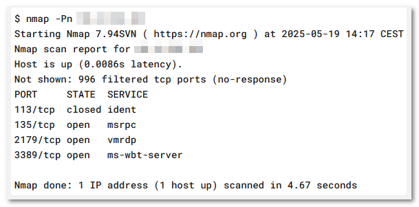 manelrodero's tweet image. When you use Hyper-V, Windows enables some firewall rules, and RDP and VMRDP ports are visible through the VPN :-/

#Cibersecurity