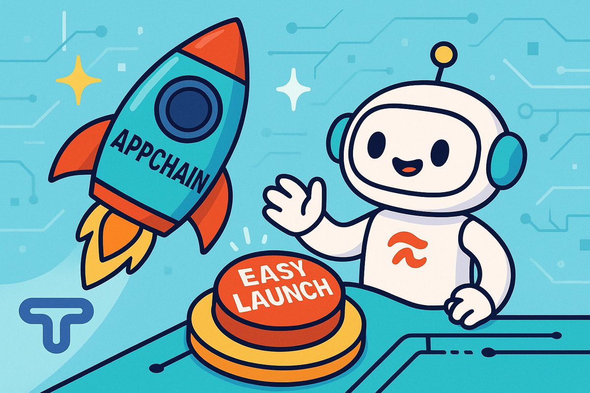 Einstein_xyz's tweet photo. Building an appchain used to be hard... but not with @TanssiNetwork
Just press EASY LAUNCH and boom 💥 your appchain takes off like a rocket 🚀
Tanssi makes it fast, fun, and simple.
#Tanssi #AppchainMadeEasy #DePIN #ModularMagic https://t.co/C2wDqGHVZf
