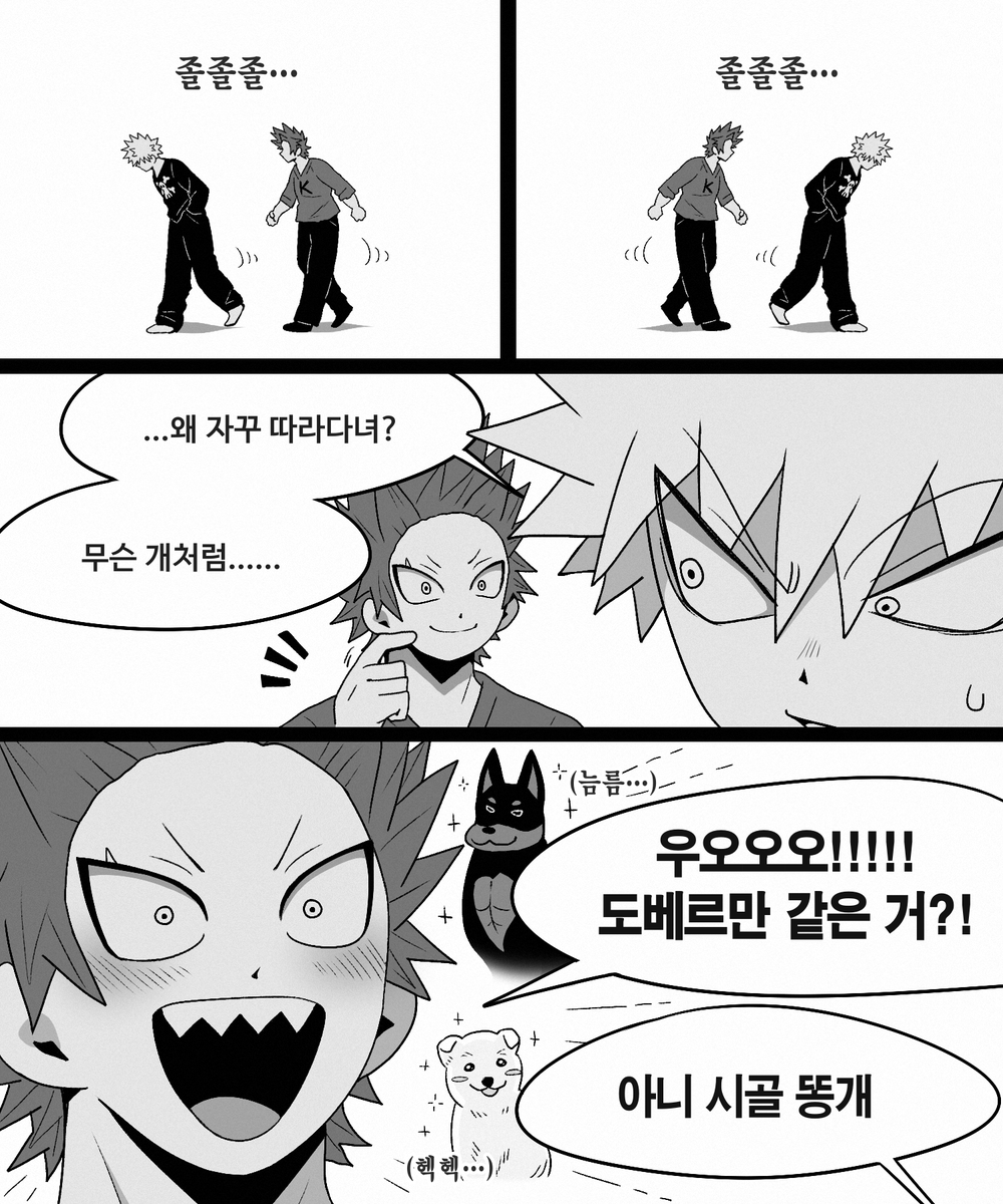 강아지 같은 키리시마......