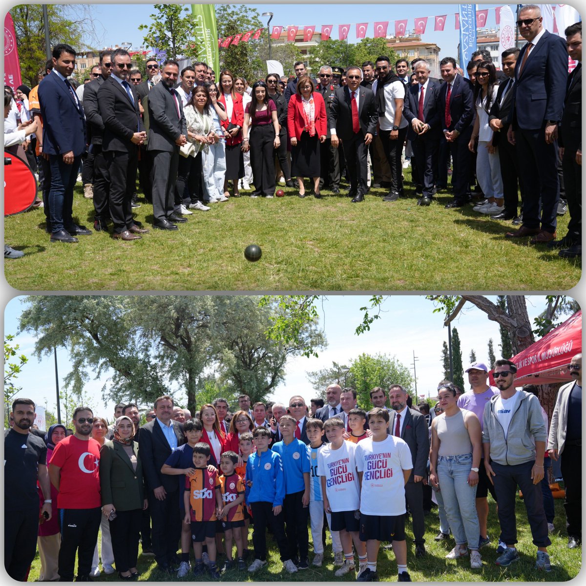 19 Mayıs Coşkusu Festival Park’ta Yaşandı!🇹🇷

İl Müdürümüz Numan Nafiz Şahin’in konuşmalarıyla başlayan programa Valimiz Kemal Çeber, Büyükşehir Belediye Başkanımız Fatma Şahin ve protokol üyelerimiz katılım sağladı.  Festival Park’ta düzenlenen etkinliklerde gençlerimizle bir