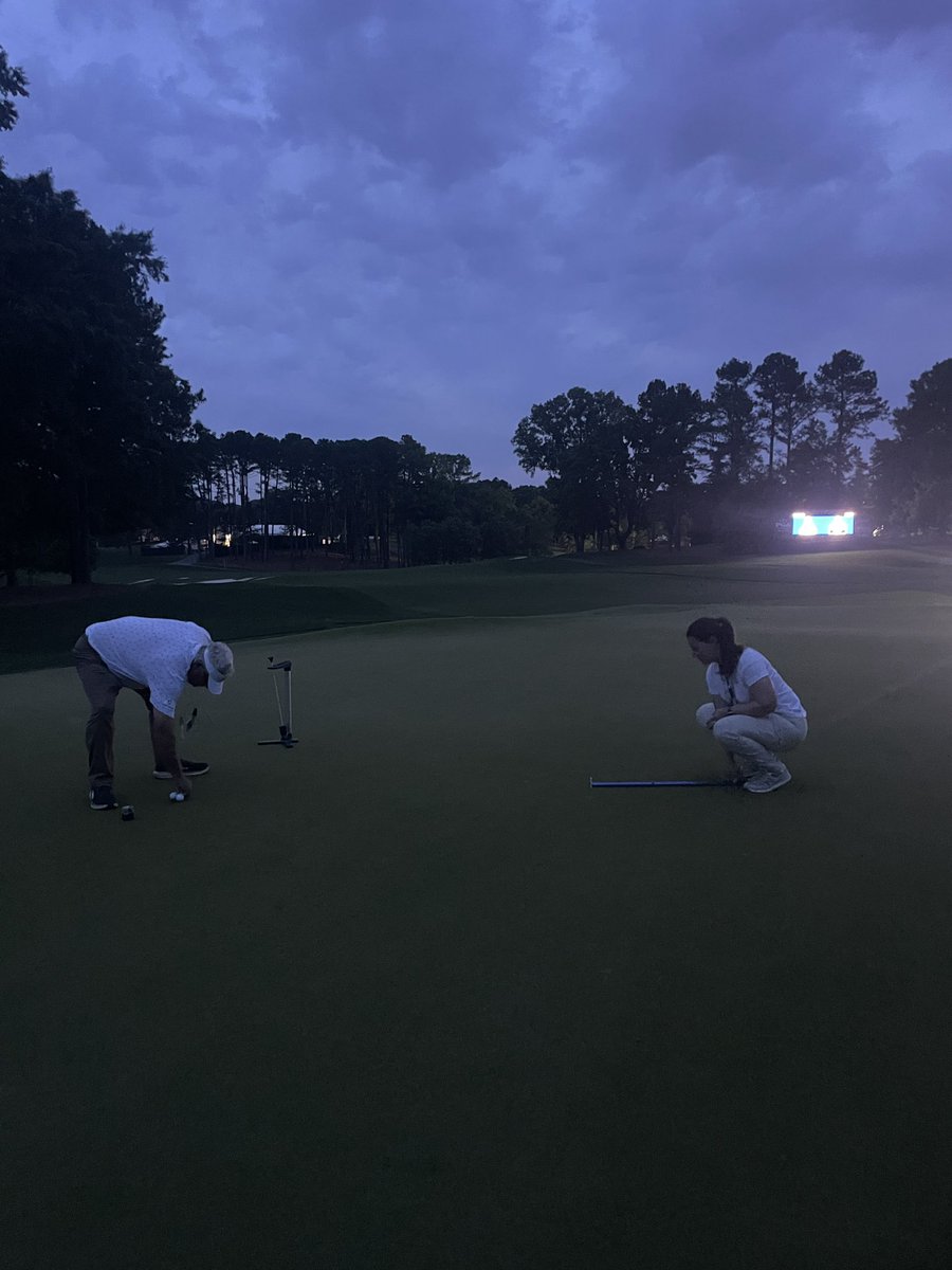 Stimping grass and skipping class with <a href="/Charles88989626/">Charles Granger</a> this week <a href="/PGAChampionship/">PGA Championship</a> #Agronomy #WhosYourData
