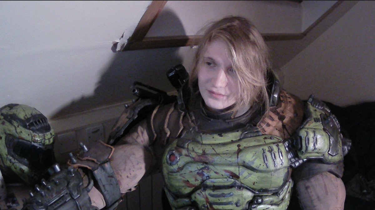 Happy to announce that by popular request I will start Twitch streaming this Wednesday at 9:00pm BST in the full Doom Slayer cosplay playing Doom 2016 and onwards (helmet stays on ofc)
If you are interested or know others then please check it out :))
 twitch.tv/tpg_art