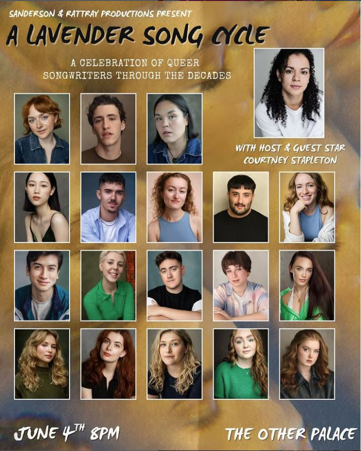 The Other Palace (@theotherpalace) on Twitter photo CAST ANNOUNCEMENT
Meet the cast of 🪻 A Lavender Song Cycle, a celebration of queer songwriters through the decades, as part of Queerly Beloved: A Pride Festival 🌈 at our Studio on 4 June : theotherpalace.co.uk/a-lavender-son….
Hosted by <a href="/CourtneyJStapes/">Courtney Stapleton</a> .
Tix from £25. CAST ANNOUNCEMENT
Meet the cast of 🪻 A Lavender Song Cycle, a celebration of queer songwriters through the decades, as part of Queerly Beloved: A Pride Festival 🌈 at our Studio on 4 June : theotherpalace.co.uk/a-lavender-son….
Hosted by <a href="/CourtneyJStapes/">Courtney Stapleton</a> .
Tix from £25.