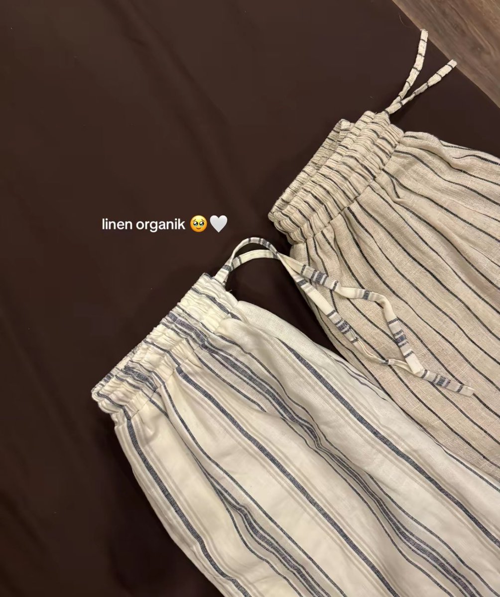 edfens's tweet photo. celana yang lagi hits banget nih "stripe pants" emang multifungsi banget bisa dipakai hangout atau dipakai santai dirumah 🤗🔛🔝🙌 https://t.co/D1c1XMHVQa