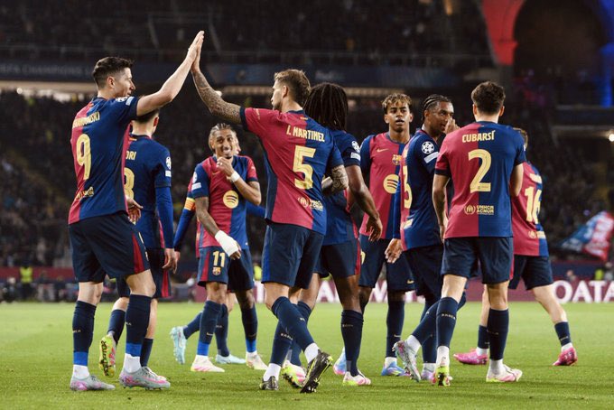 BarcaNewsFRA's tweet photo. Votre bilan 2024-25 sur le FC Barcelone : 

- Joueur de la saison : 
- Révélation : 
- Le plus gros flop :  
- Celui qui a le plus progressé : 
- Le plus sous côté : 
- Une note pour l'entraîneur : https://t.co/LQW2sTF1KV