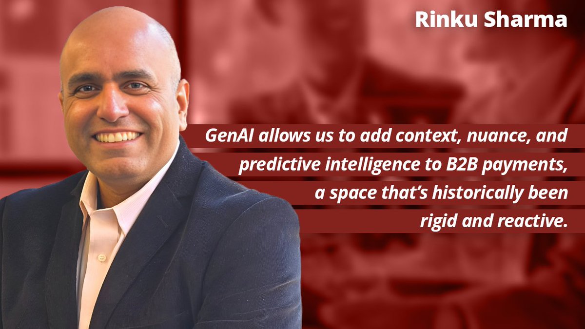Interview with Rinku Sharma, CTO of Boost Payment Solutions: #payments #B2Bpayments #paymentsecurity #paymentautomation #commercialcards ##automation #treasurytechnology #AI #GenAI #GenerativeAI #treasurer #treasury #fraudprevention #Paymentfraud… dlvr.it/TKs7tM
