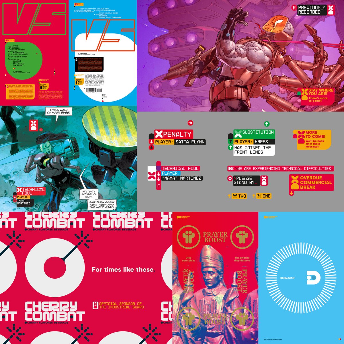 hellomuller's tweet image. Designing Fiction & Branding Stories — graphic identity and brand design bringing worlds to life. A thread.
—
💊VS: A world where politics are fought in arenas and broadcast 24/7
—
🟧hellomuller.com
