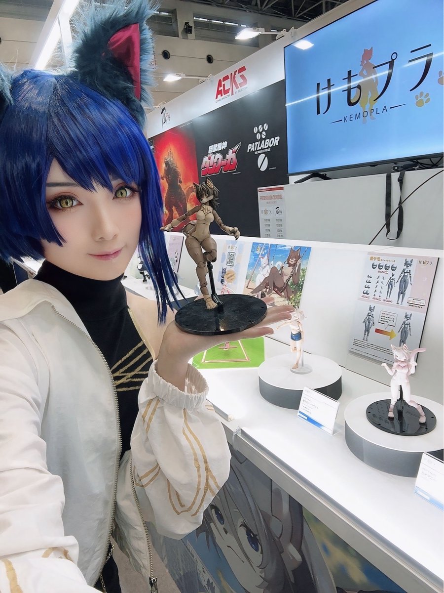 改めて #静岡ホビーショー
お疲れ様でした！！！

『青島文化教材社』さんのブースにお越しいただきありがとうございました！
貴重な経験をさせていただきました🙏
けもプラの発売も楽しみです🐱🐺

初静岡ホビーショー楽しかった(*´꒳`*)
#アオシマ #けもプラ #aoshima 
#静岡ホビーショー2025