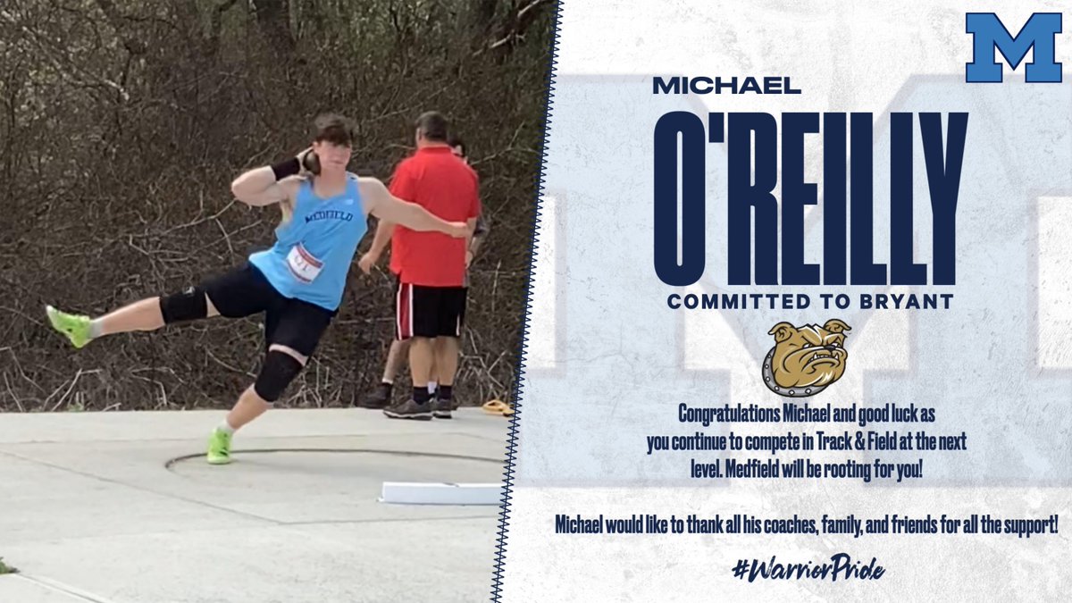 MedfieldAD's tweet photo. We would like to highlight @MedfieldHS student-athletes that will be continuing to participate at the college level.  

Today, we feature...

@coachmace @JeffreyJMarsden @MedfieldTrack https://t.co/h1fsNWGVco