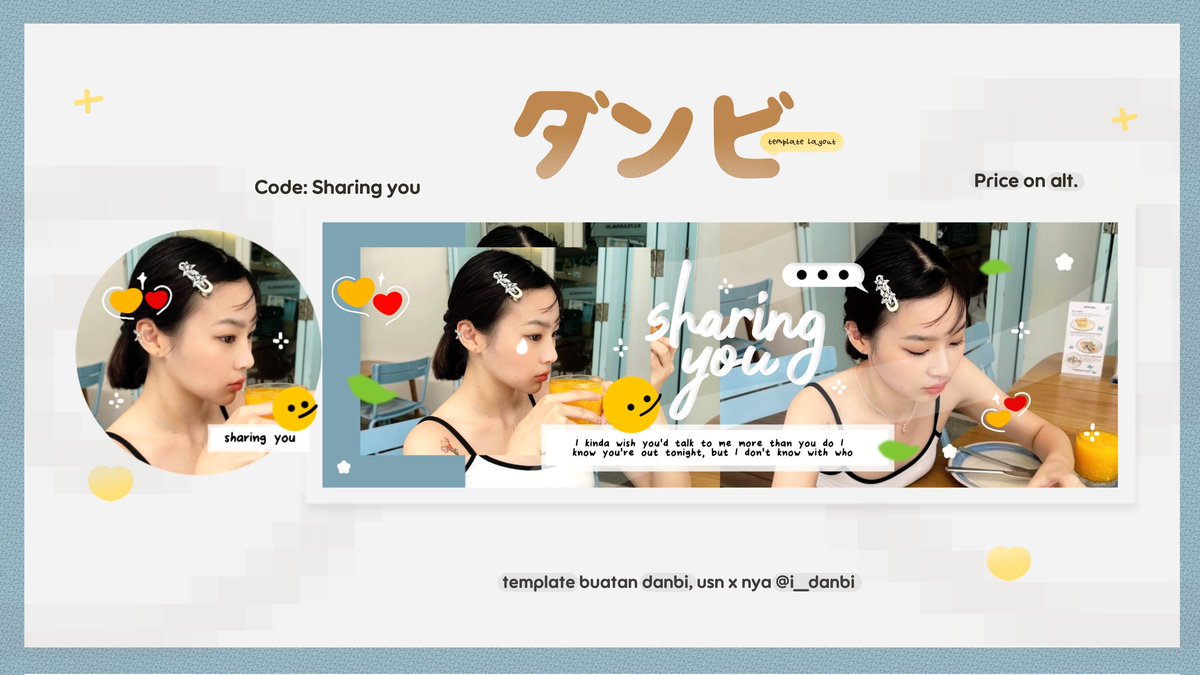 i__danbi's tweet image. Help repost gucy, makasih iaa😍

hayii semuanya, danbi ada 11 template yang bisa ditake dari sekarang🧚‍♂ harganya ada di ALT iaa, yang berminat bisa langsung dm ak iaaa

#zonaba #zonauang