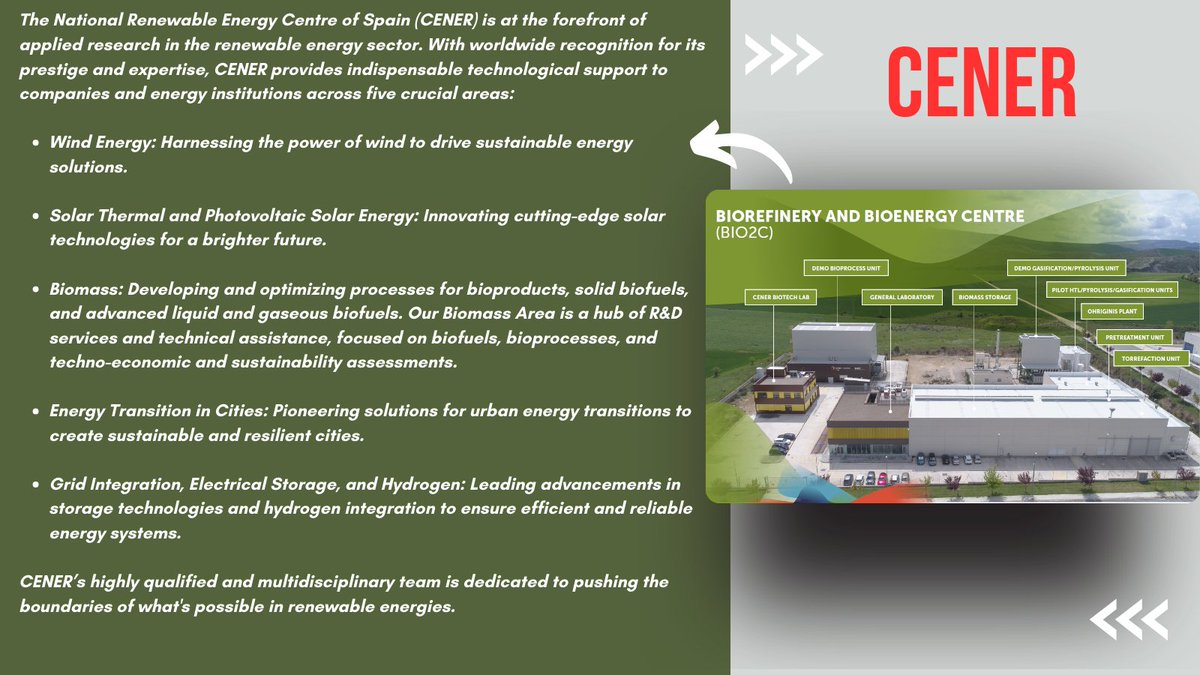 cosec_eu's tweet photo. Unlock the Future of Renewable Energy with @CENER_Energia !
#RenewableEnergy #COSEC #Sustainability #Innovation #CENER #Biofuels #GreenFuture https://t.co/hNYxWuWGZc