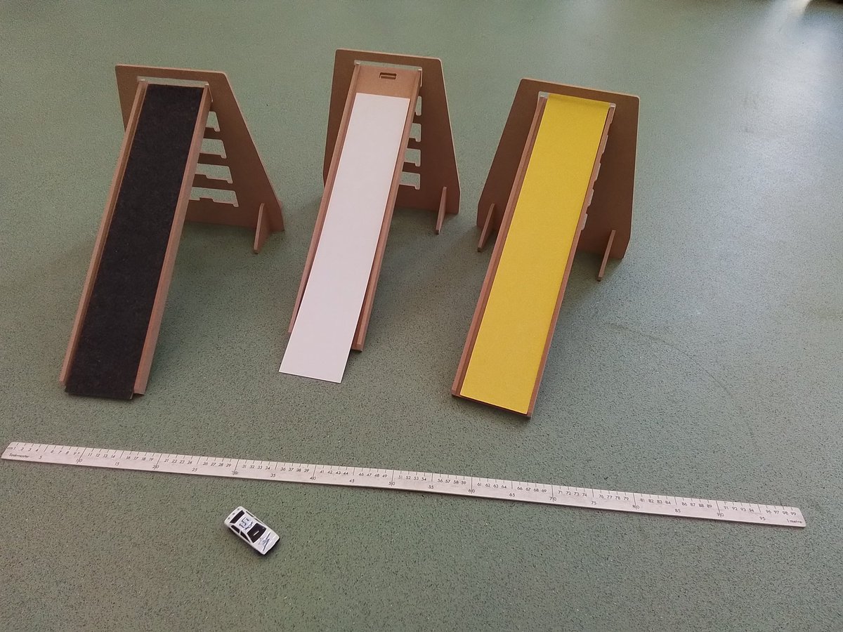 Year 3 have been testing how friction affects an object's movement