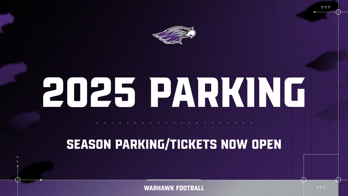 UWWAthletics's tweet image. WARHAWK FOOTBALL SEASON PARKING NOW OPEN
But your tickets here: uwwsports.com/news/2025/5/19…
Registration closes when spaces are sold out!