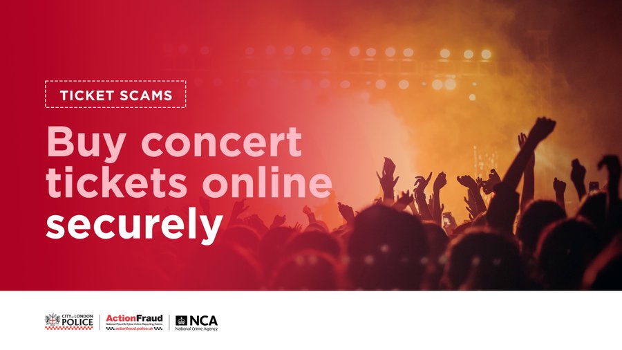 Buying tickets for Summer shows. Take extra care when buying tickets from social media. Fraudsters use fake profiles &amp; can scam you. #TicketFraud #BrumTS