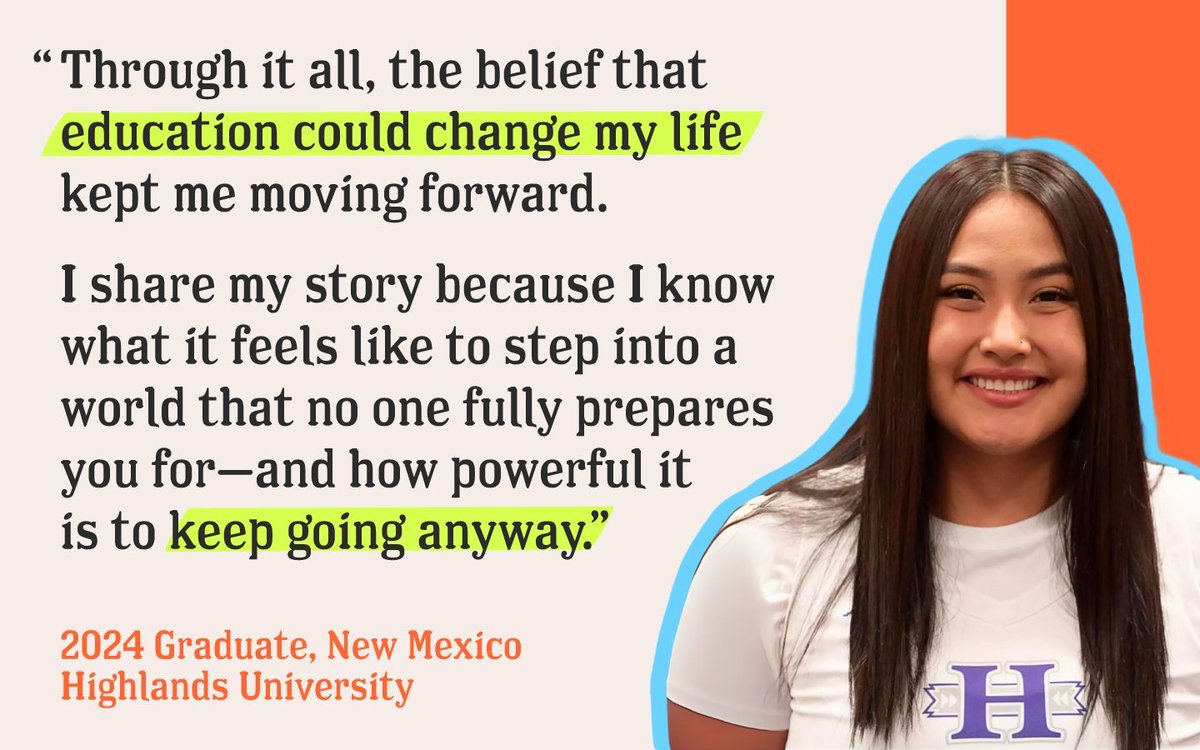 TICAS_org's tweet photo. Everyday challenges can stop students from finishing college. Costs like transportation,
childcare, and housing often stand in the way. Let’s remove these barriers and get more
students across the finish line. #CollegeCompletionDay https://t.co/PZY9x1AlLk