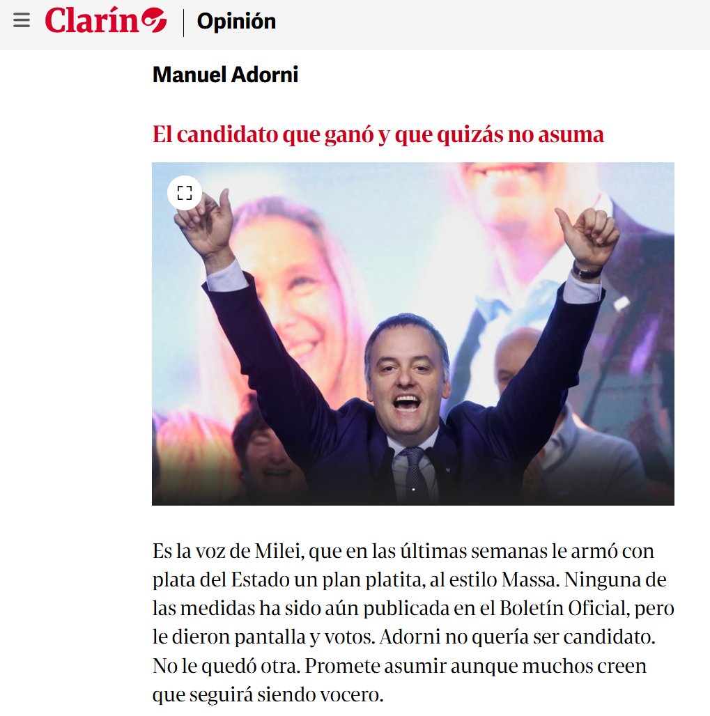 RTinchoG1's tweet photo. No odiamos lo suficiente al periodismo @GordoDan_ @JMilei @fantinofantino https://t.co/zCBvtamA7y