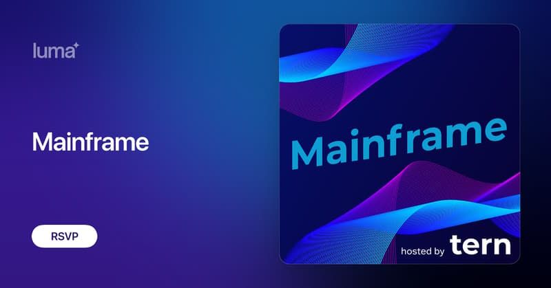 Tern_Computer's tweet photo. Just 3 days to go. ⏳
Be where ideas turn into action.
🎟 RSVP → https://t.co/ppKVoyalsv
#MainframeEvent #RealConnections #NetworkingNYC #FutureCreators #VIPAccess https://t.co/6B3mD81QEk